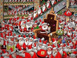 All Jigsaw Puzzles Chaos at Santa's Grotto 500XL Piece Jigsaw Puzzle