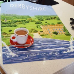 Town Towels Chatsworth House - Derbyshire Tea Towel