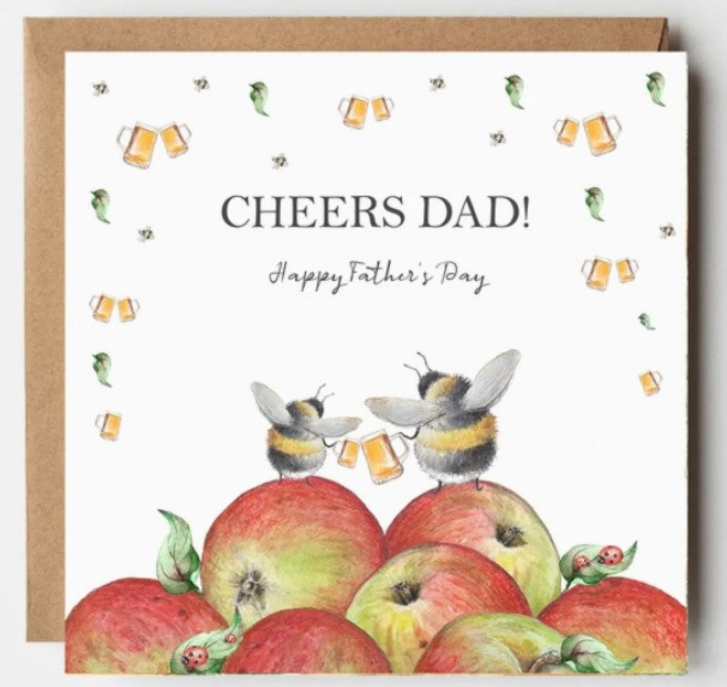 West Country Designs 'Cheers Dad!' Cider Father's Day Card