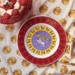 Emma Bridgewater 3 Cheers for King Charles III 8 1/2 Inch Plate