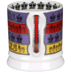 Emma Bridgewater 3 Cheers for King Charles III 1 Pint Mug