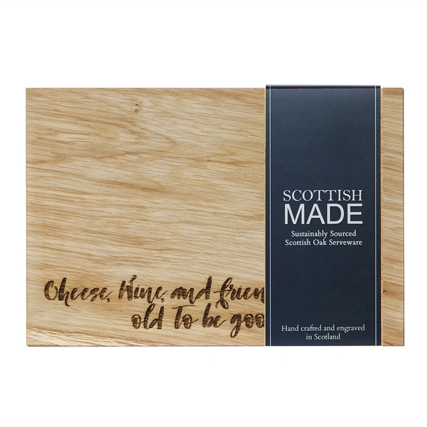 Selbrae Cheese, Wine and Friends Oak Serving Board 12in