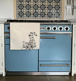 Katherine Sheard Designs Chester Cat Tea Towel