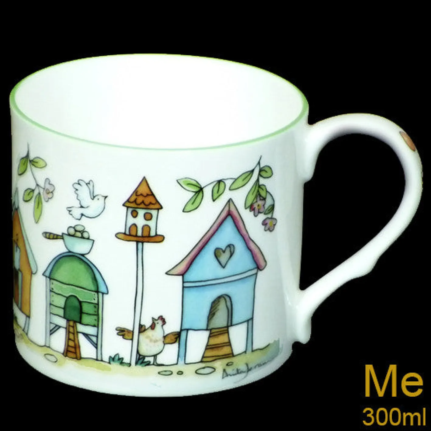 Two Bad Mice Chicken Crescent Mug