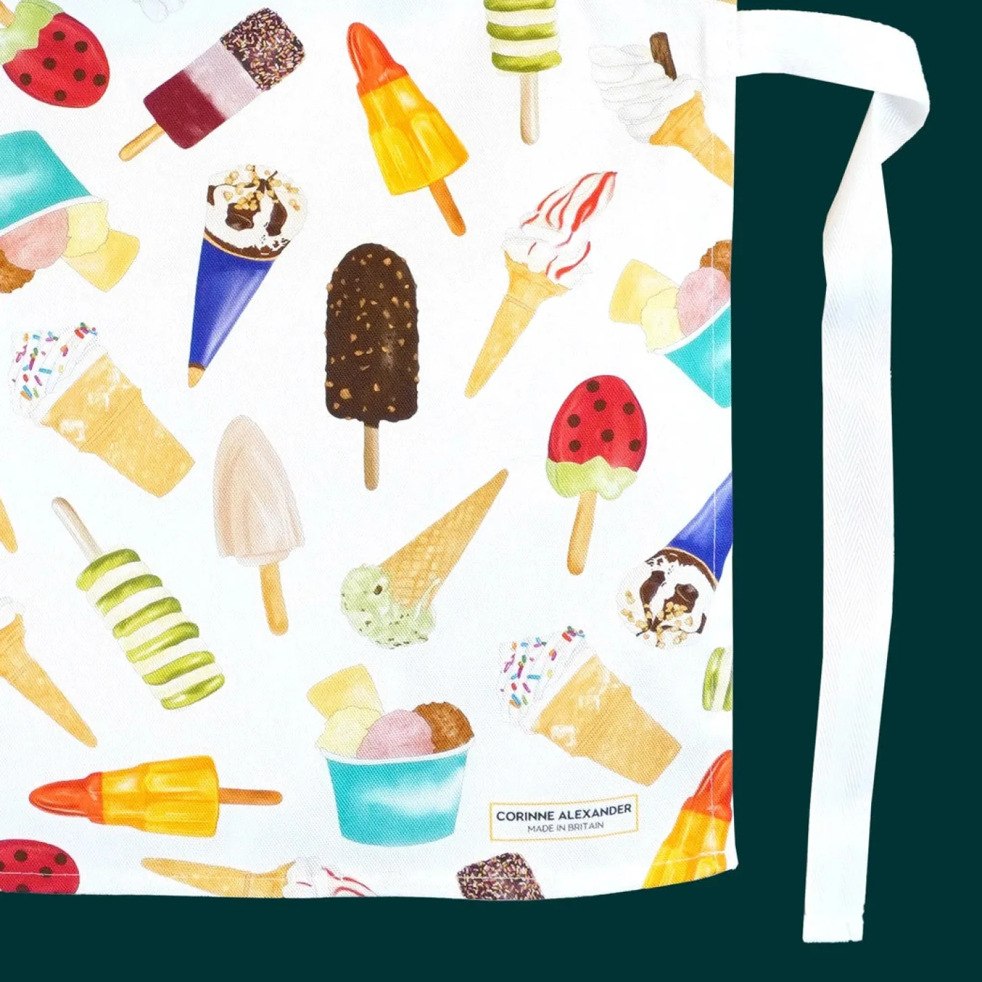 Corinne Alexander Children's Ice Cream Apron by