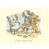 Two Bad Mice Chips on the Beach Greetings Card