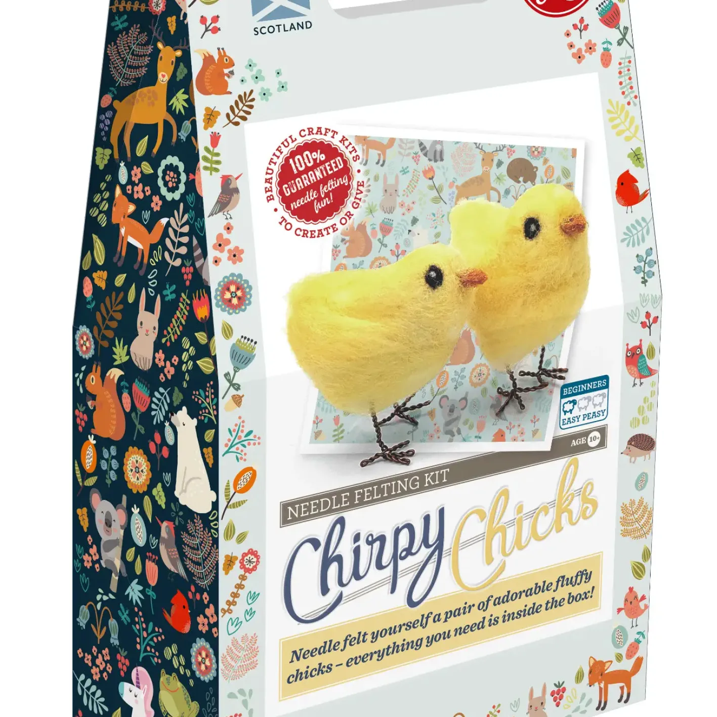The Crafty Kit Co. Chirpy Chicks Needle Felting Kit