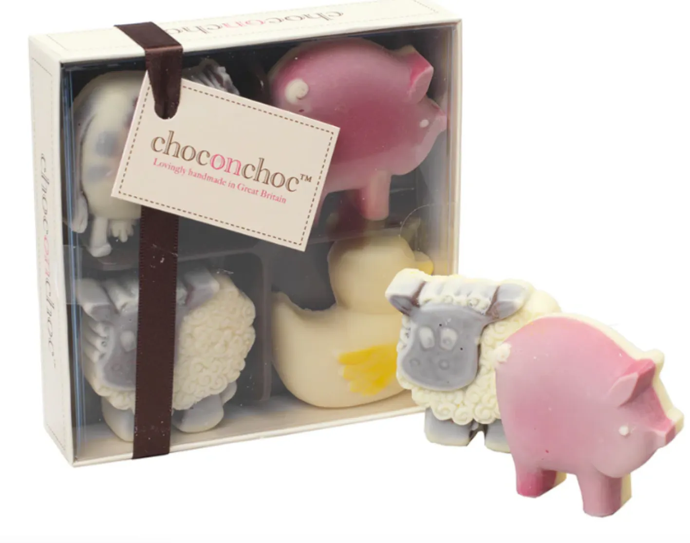 Choc on Choc Chocolate Animals Farmyard Selection Four Box