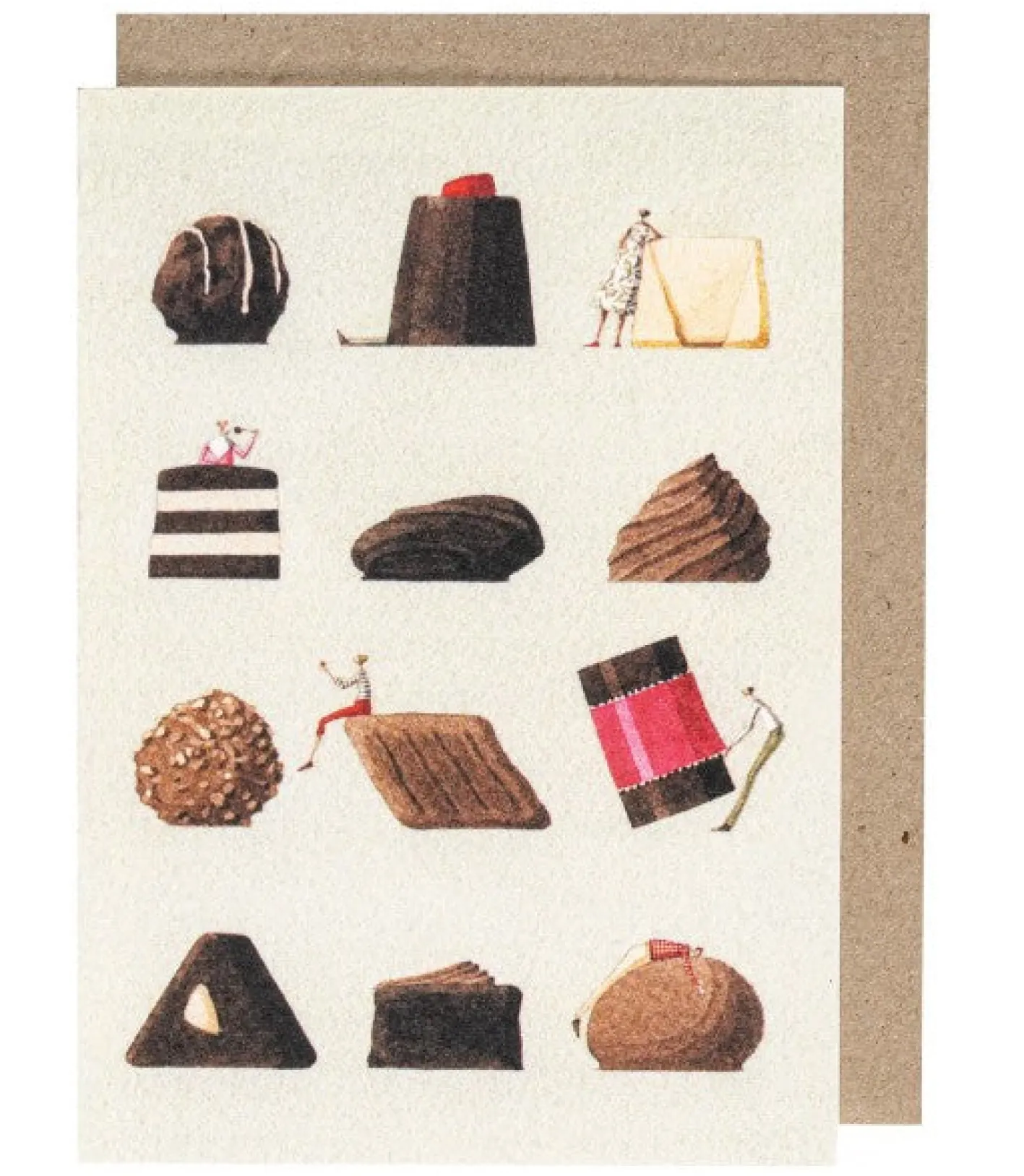 Laura Stoddart Chocolates Greeting Card