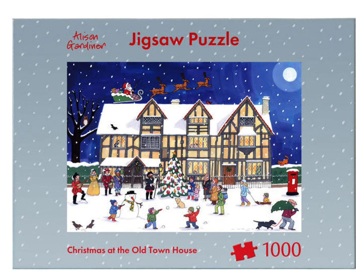 Alison Gardiner Christmas at the Old Town House Jigsaw Puzzle