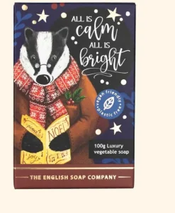 English Soap Company Christmas Badger Mini Soap - 100g