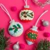 Hawthorn Handmade Christmas Baubles Felt Craft Kit