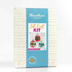 Hawthorn Handmade Christmas Baubles Felt Craft Kit