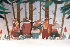 Dapple & Dot Christmas Chaps Wooden Decorations