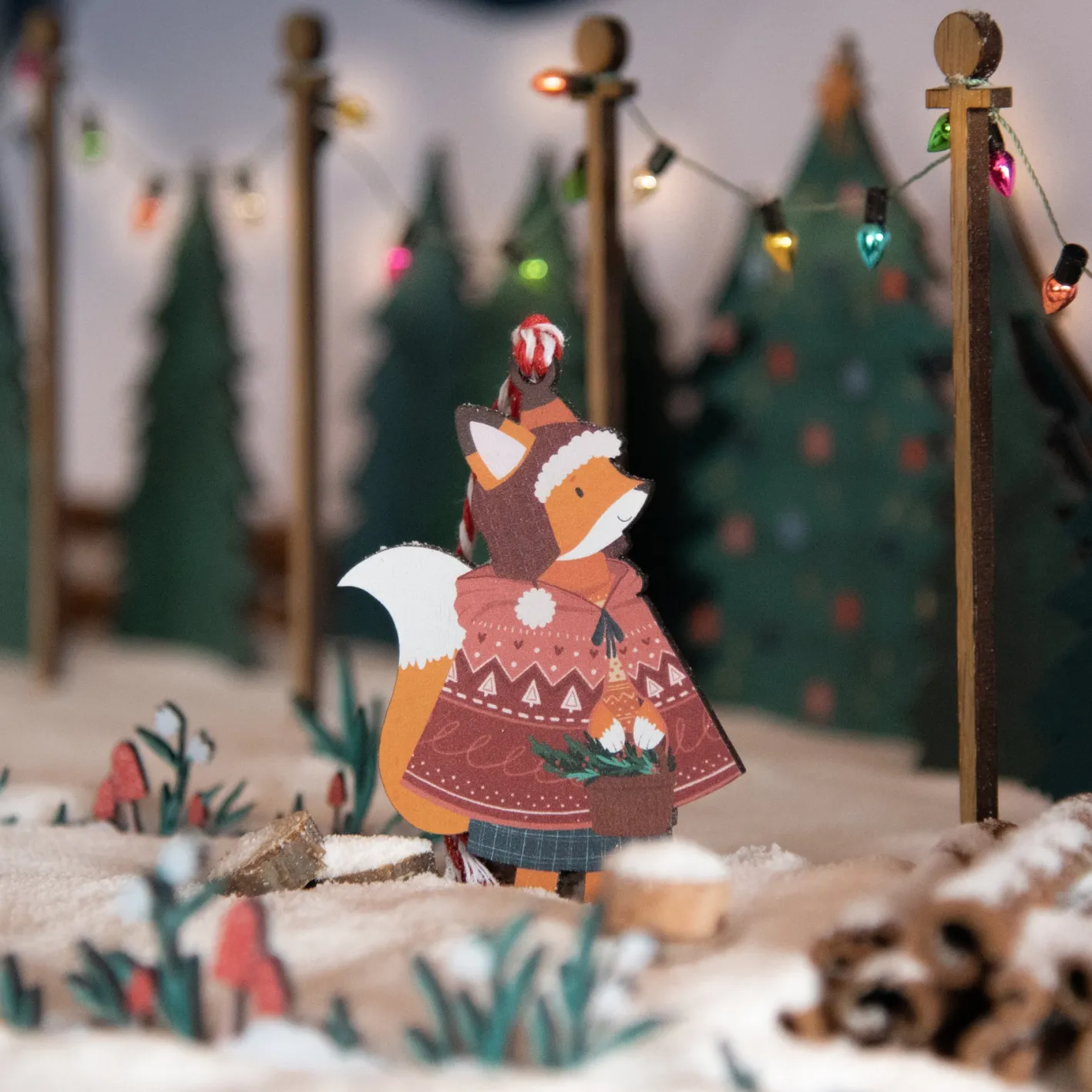 Dapple & Dot Christmas Chaps Wooden Decorations