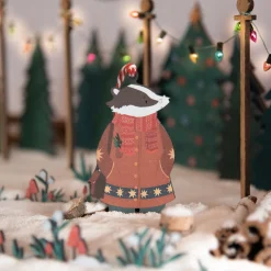 Dapple & Dot Christmas Chaps Wooden Decorations