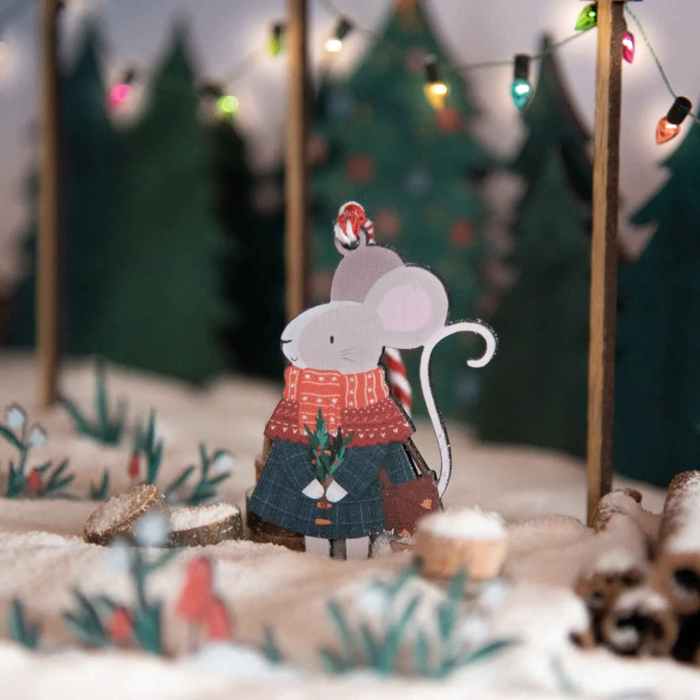 Dapple & Dot Christmas Chaps Wooden Decorations