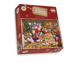 All Jigsaw Puzzles Christmas Dinner at Santa's Workshop 1000 Piece Jigsaw Puzzle