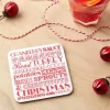 Victoria Eggs Christmas Dinner Coaster