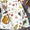 Corinne Alexander Christmas Dinner Tea Towel by