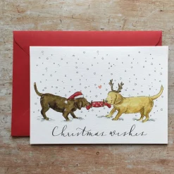 Ellie Hooi Illustration Christmas Dog Card