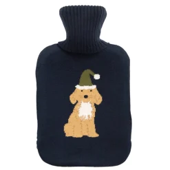 Sophie Allport Christmas Dogs Knitted Statement Hot Water Bottle