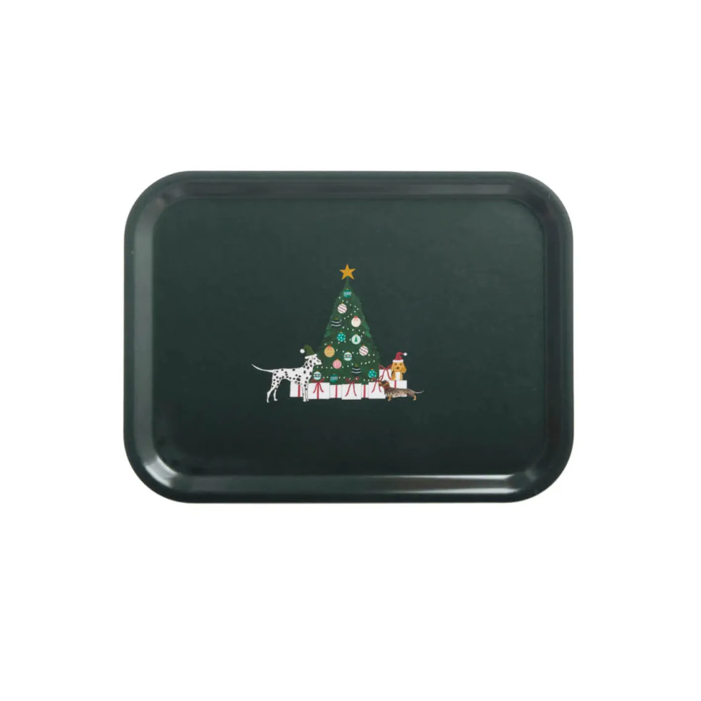 Sophie Allport Christmas Dogs Small Tray
