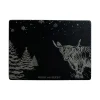 Selbrae Christmas Highland Cow Slate Cheese Board