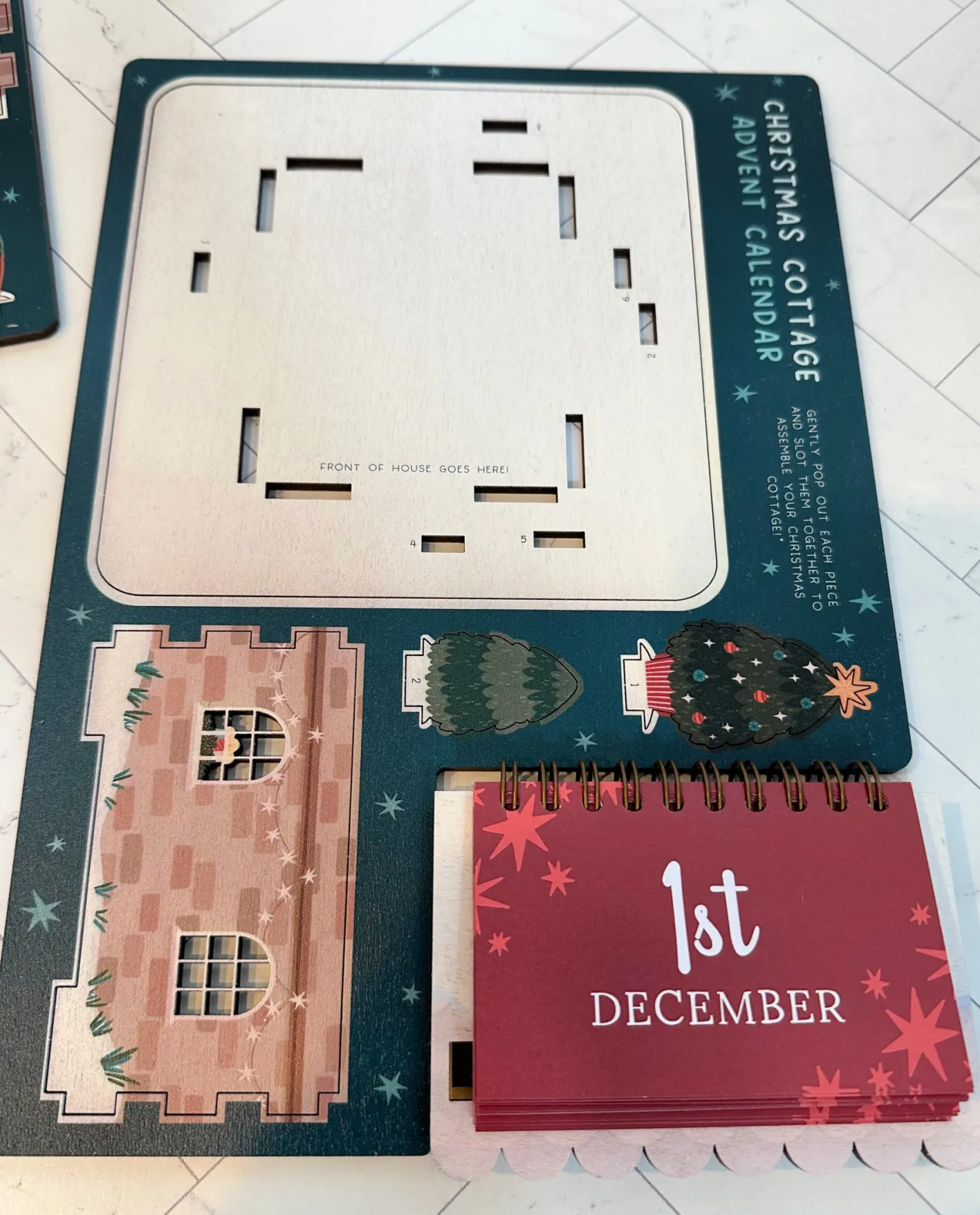 Dapple & Dot Christmas House Pop Out and Build Advent Calendar
