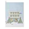 Sophie Allport Christmas House Scene Tea Towel