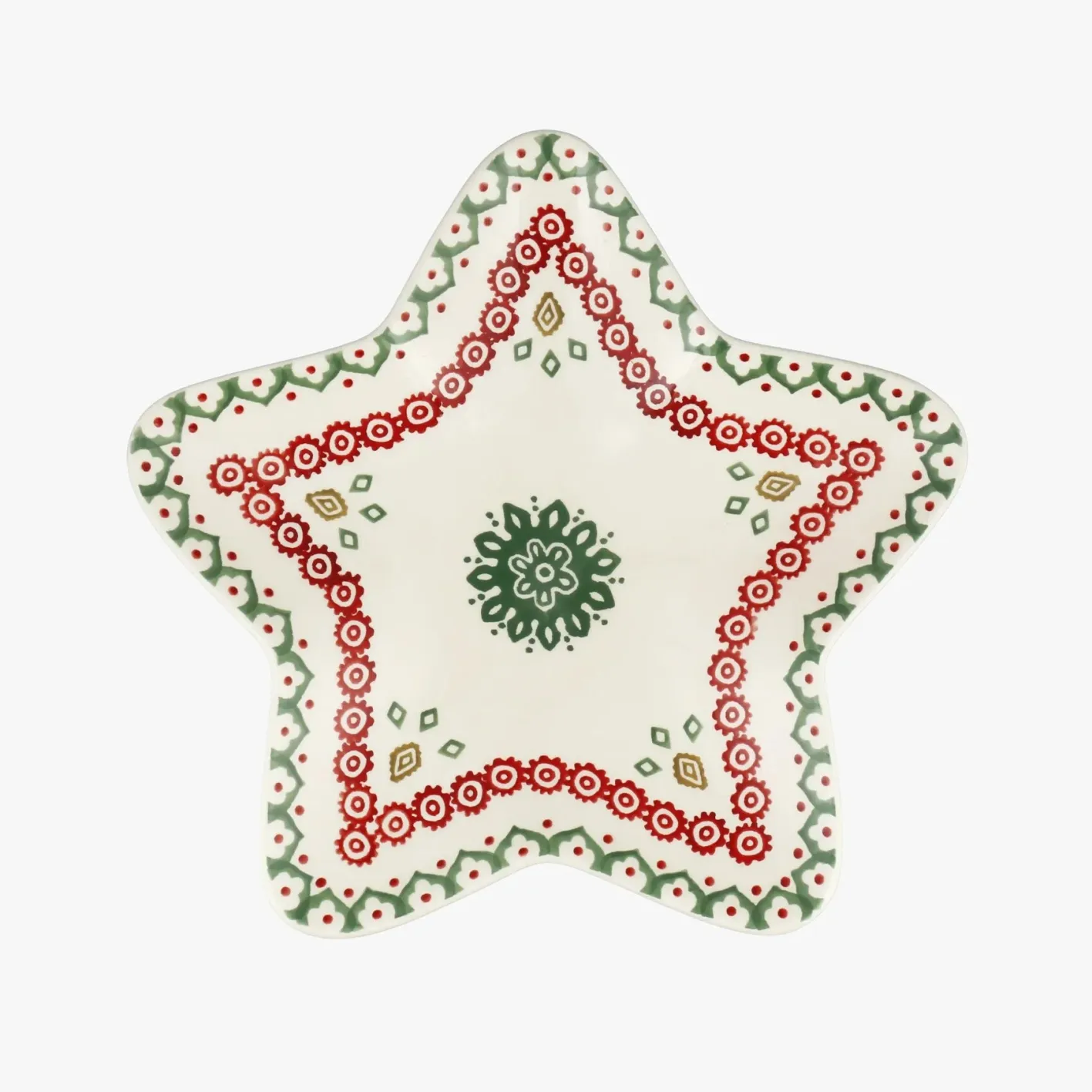 Emma Bridgewater Christmas Joy Medium Star Plate