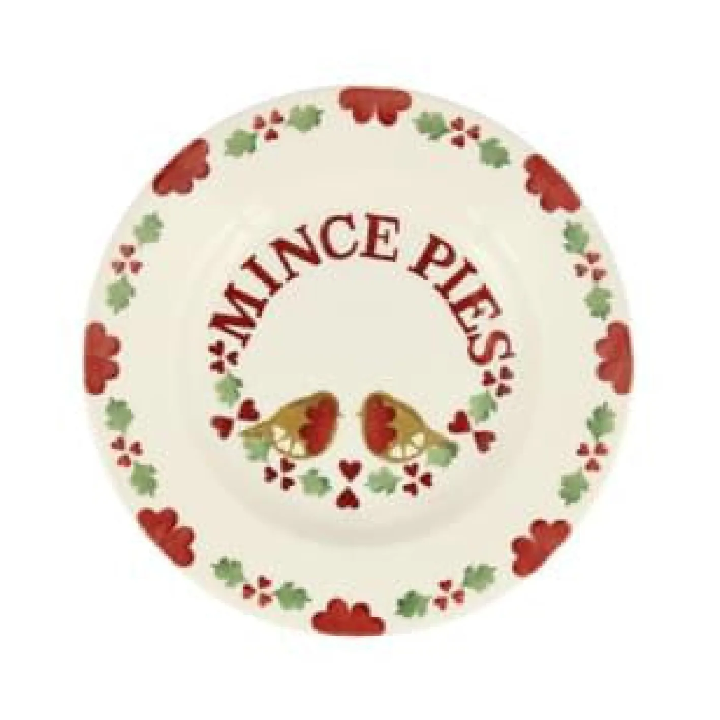 Emma Bridgewater Christmas Joy Mince Pies 8 1/2 inch plate