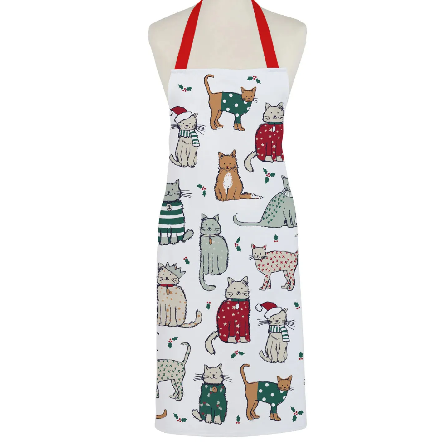 Ulster Weavers Christmas Kitties Cotton Apron