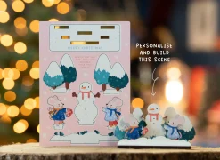 Dapple & Dot Christmas Mice & Snowman Pop Out Card