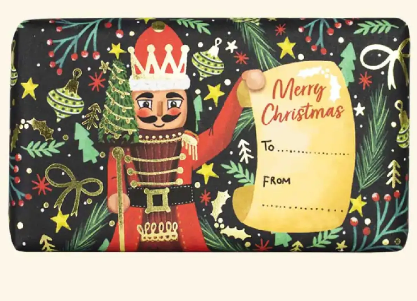 English Soap Company Christmas Nutcracker Soap - 190g