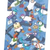 Emma Ball Christmas Party Puffins Tea Towel