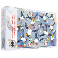 Emma Ball Christmas Post Flying Puffins 1000 Piece Jigsaw Puzzle