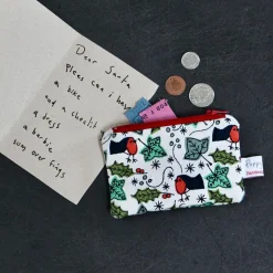 Poppy Treffry Christmas Small Flat Coin Purse