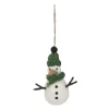 Sophie Allport Christmas Snowman Green Felt Tree Decoration