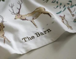 Sophie Allport Christmas Stags Scene Tea Towel