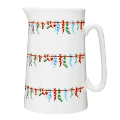 Jane Abbott Designs Christmas Stockings Bone China Medium Jug