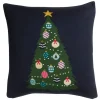 Sophie Allport Christmas Tree Knitted Statement Pillow