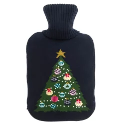Sophie Allport Christmas Tree Knitted Statement Hot Water Bottle