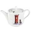 Wrendale Designs 'Christmas Wishes' Fine Bone China Teapot