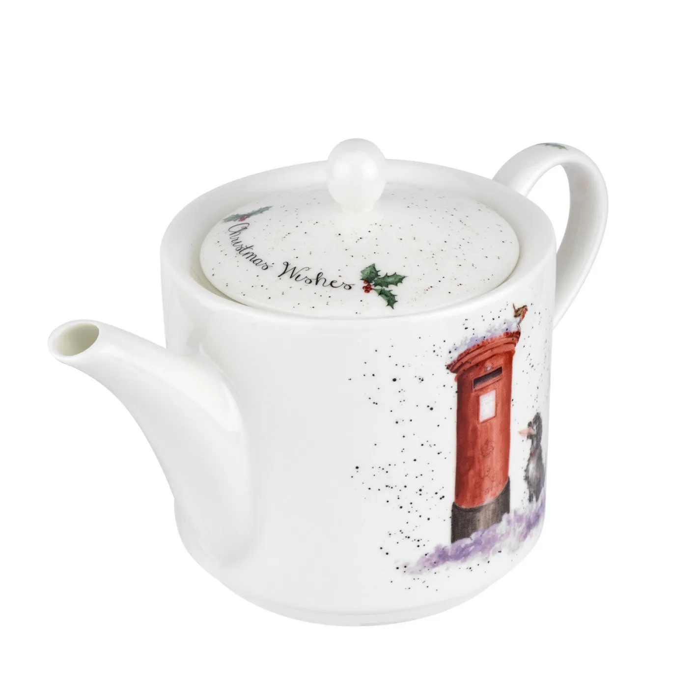 Wrendale Designs 'Christmas Wishes' Fine Bone China Teapot