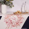 Victoria Eggs Christmas Wreath Tea Towel