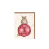 Wrendale Designs 'Christmouse' Mouse Bauble Gift Enclosure Card