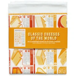 Stuart Gardiner Classic Cheeses of the World Tea Towel