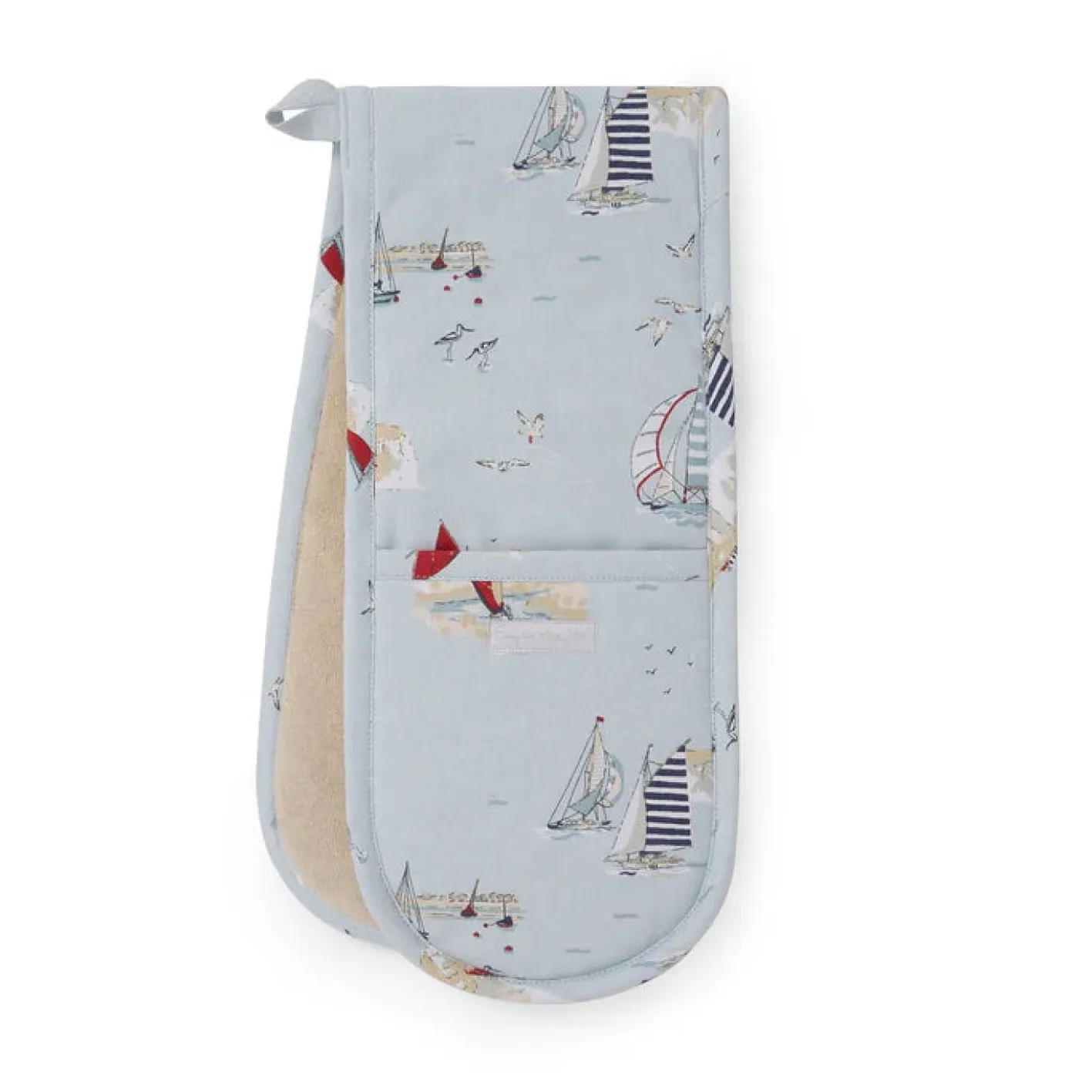 Sophie Allport Coastal Boats Double Oven Glove