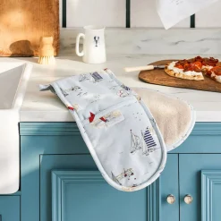 Sophie Allport Coastal Boats Double Oven Glove